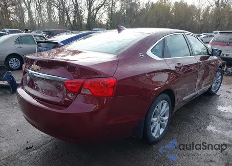 2017 Chevrolet Impala 1Lt from USA, damaged, VIN 2G1105S37H9195646